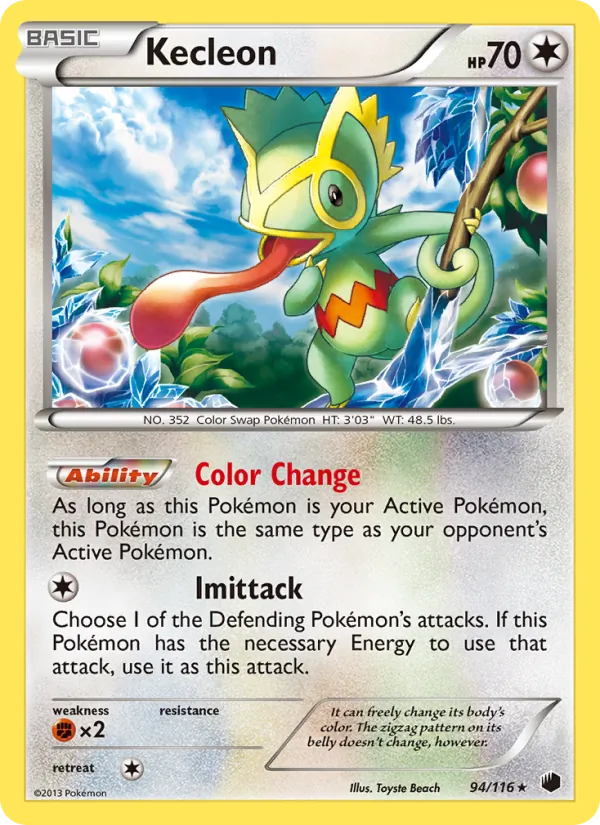 Kecleon, Plasma Freeze No. 94
