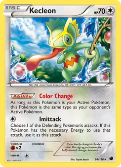 Kecleon, Plasma Freeze No. 94 Normal