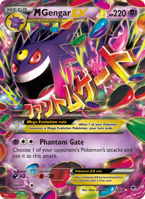 M Gengar EX, Phantom Forces No. 35