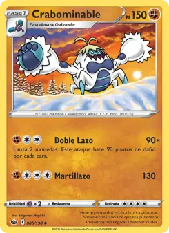 Crabominable, Reinado Escalofriante No. 85 Normal
