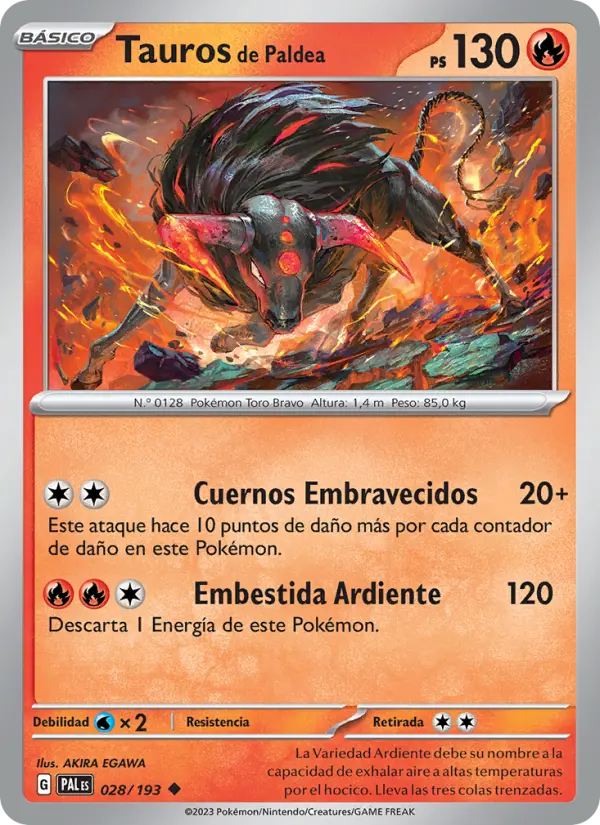 Tauros de Paldea, Evoluciones en Paldea Nº 028