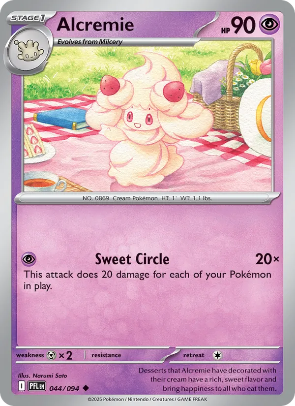 Alcremie, Phantasmal Flames No. 044