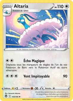 Altaria, Tempête Argentée Nº 143 Normal
