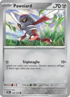Pawniard, Ossidiana Infuocata No. 148 Normal