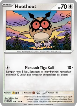 Hoothoot, Bimbingan Rasi Nº 126 Normal