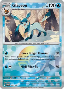 Glaceon, Festival Terastal ex No. 040 Normal