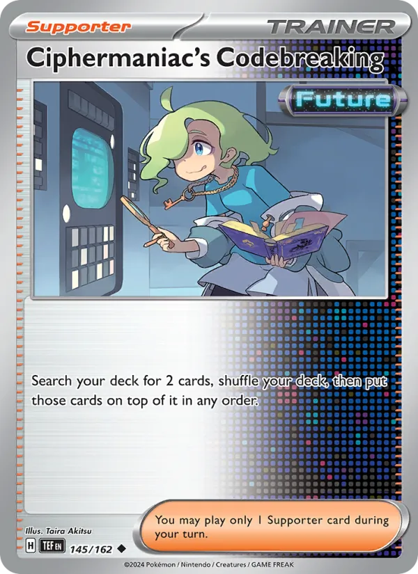 Ciphermaniac's Codebreaking, Temporal Forces Nº 145