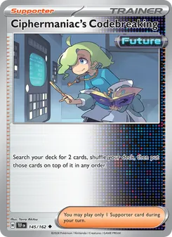 Ciphermaniac's Codebreaking, Temporal Forces Nº 145 Normal