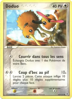Doduo, EX Rouge Feu & Vert Feuille No. 62 Normal