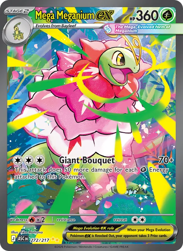 Mega Meganium ex, Ascended Heroes No. 272