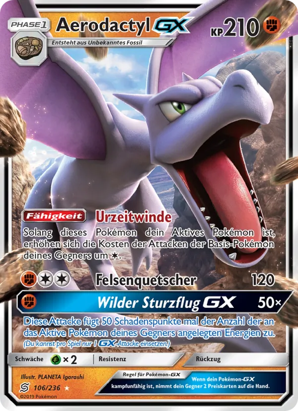 Aerodactyl GX, Bund der Gleichgesinnten No. 106