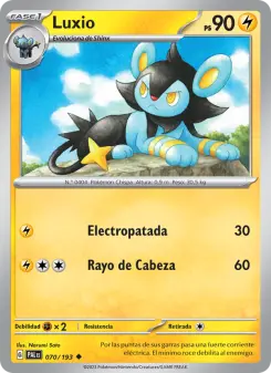 Luxio, Evoluciones en Paldea No. 070 Normal