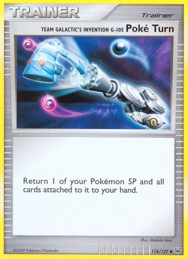 Team Galactic's Invention G-105 Poké Turn, Platinum No. 118