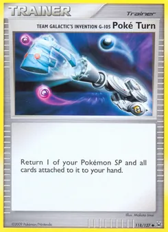 Team Galactic's Invention G-105 Poké Turn, Platinum Nº 118 Normal