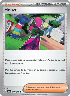 Henzo, Destinos de Paldea Nº 077 Normal