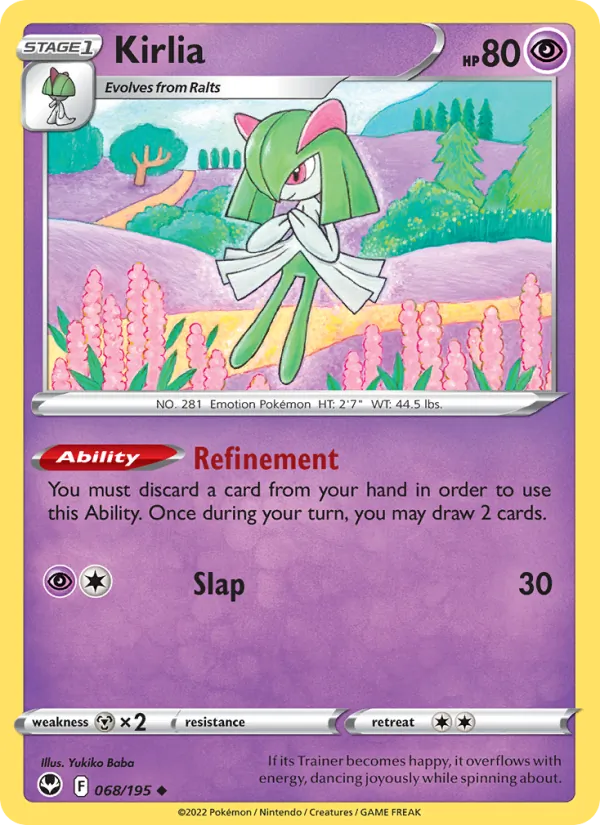 Kirlia, Silver Tempest Nº 068