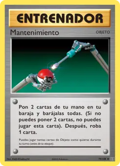 Mantenimiento, Evoluciones Nº 79 Normal