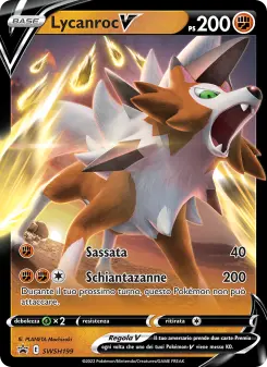 Lycanroc V, SPSC Promo No. SWSH199 Normal