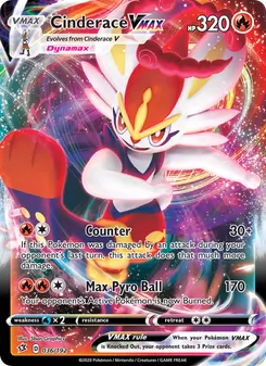 Cinderace VMAX, Rebel Clash No. 36 Holo