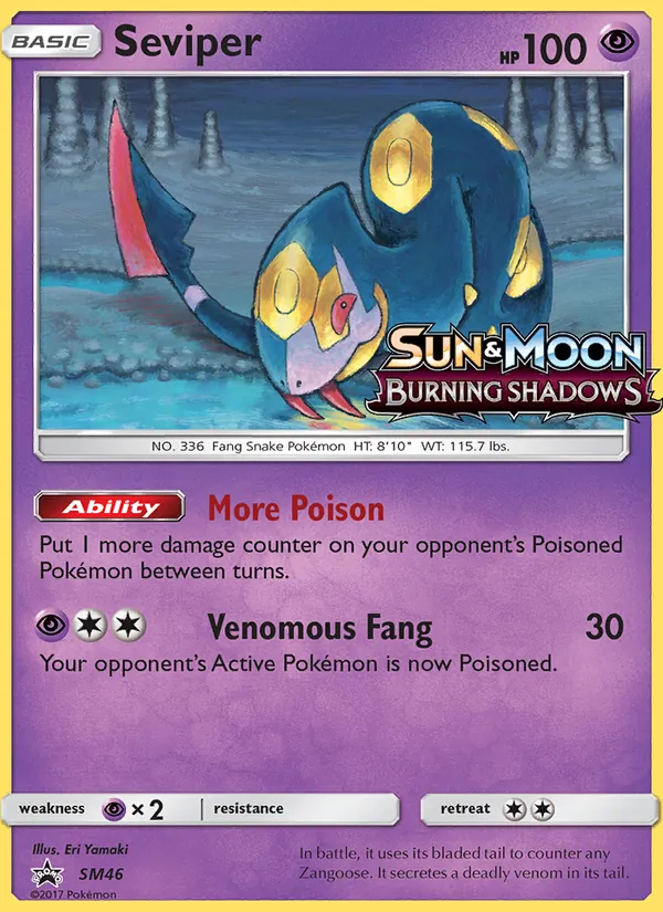 Seviper, SM Black Star Promos Nº SM46