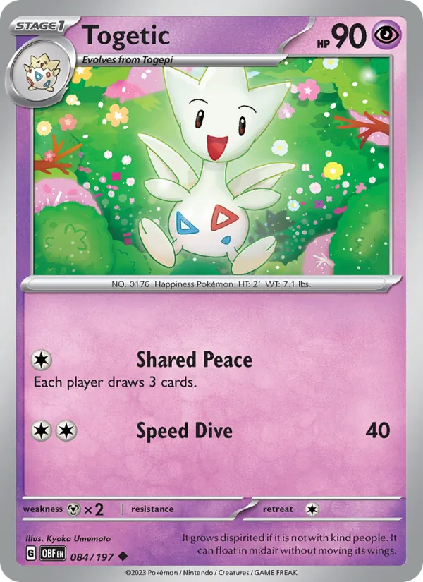 Togetic, Obsidian Flames Nº 084