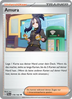Amura, Entwicklungen in Paldea No. 179 Normal