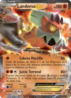 Landorus-EX, Fronteras Cruzadas Nº 89 Normal