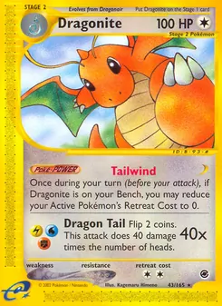 Dragonite, Expedition Base Set No. 43 Normal
