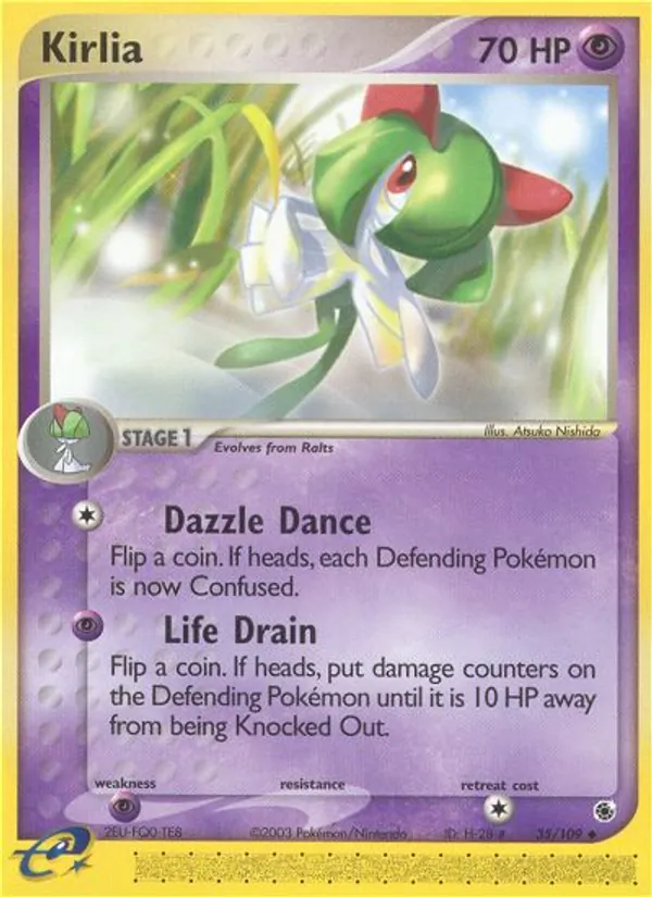 Kirlia, Ruby & Sapphire No. 35
