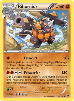 Rihornior, XY Nº 62 Normal
