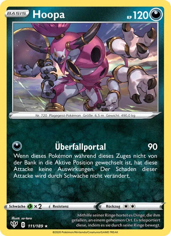 Hoopa, Flammende Finsternis No. 111