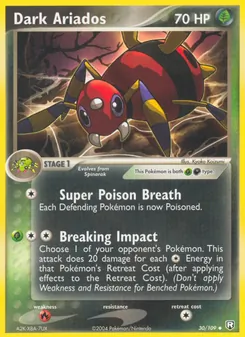 Dark Ariados, Team Rocket Returns Nº 30 Normal