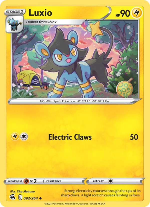 Luxio, Fusion Strike Nº 92