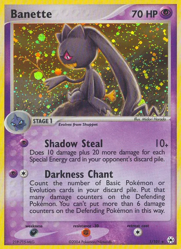 Banette, Hidden Legends Nº 1