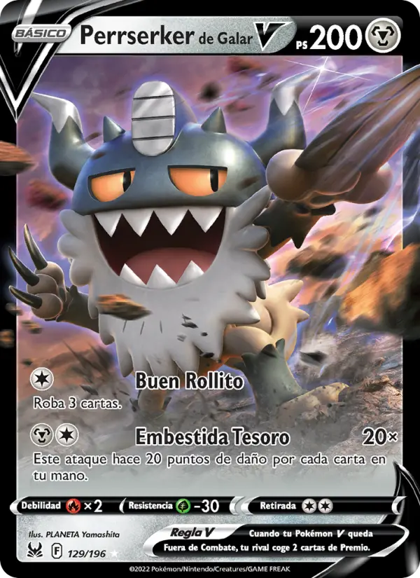Perrserker de Galar V, Origen Perdido No. 129