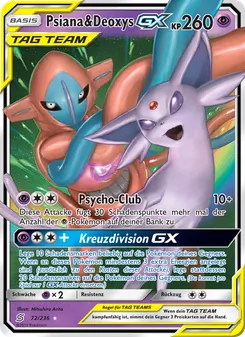 Psiana & Deoxys GX, Bund der Gleichgesinnten Nº 72 Normal