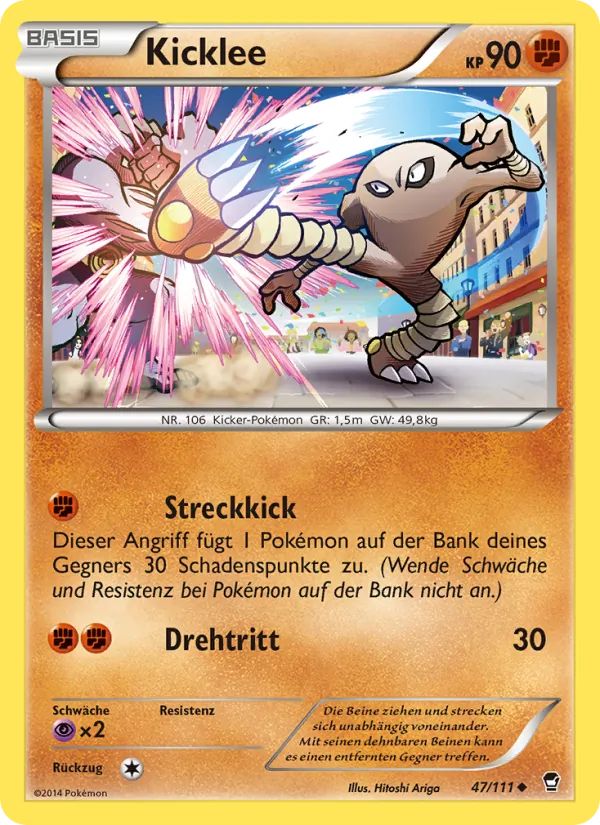 Kicklee, Fliegende Fäuste Nº 47