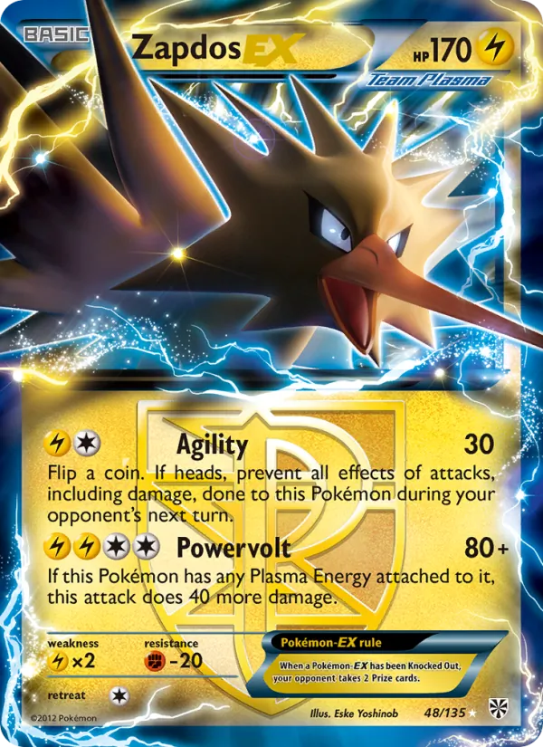 Zapdos-EX, Plasma Storm Nº 48