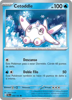 Cetoddle, Evoluciones en Paldea No. 054 Normal