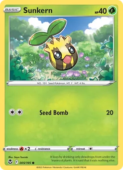 Sunkern, Silver Tempest No. 005