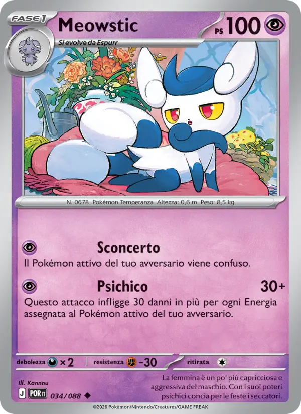 Meowstic, Equilibrio Perfetto No. 034