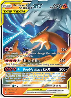 Reshiram & Charizard GX, Unbroken Bonds No. 20 Normal