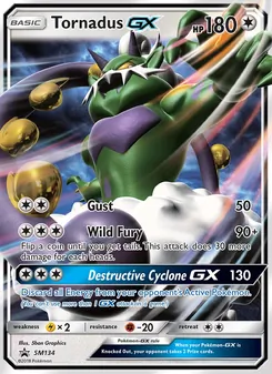 Tornadus GX, SM Black Star Promos No. SM134 Normal