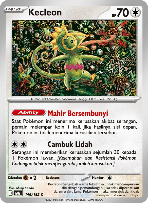 Kecleon, Kilat Rasi No. 146