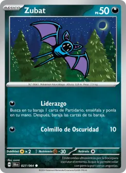 Zubat, Fabula Sombría No. 027 Normal