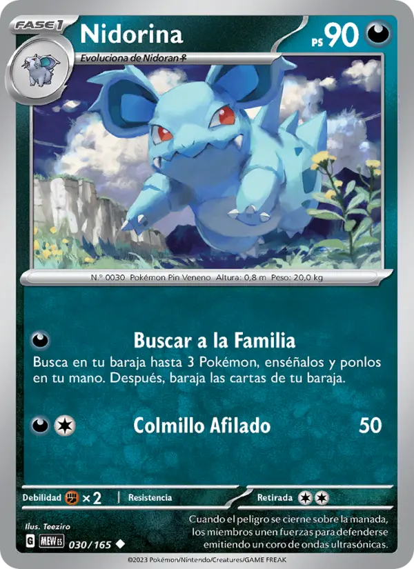 Nidorina, 151 Nº 030