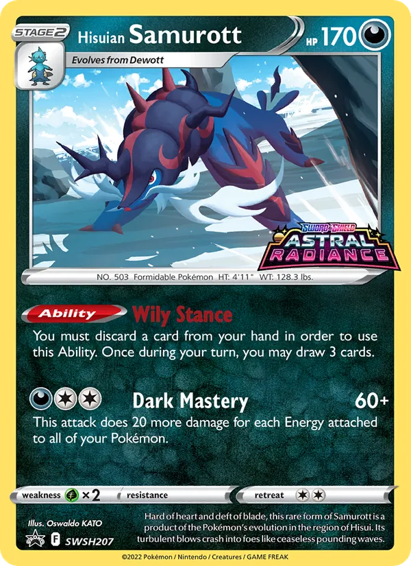 Hisuian Samurott, SWSH Black Star Promos No. SWSH207
