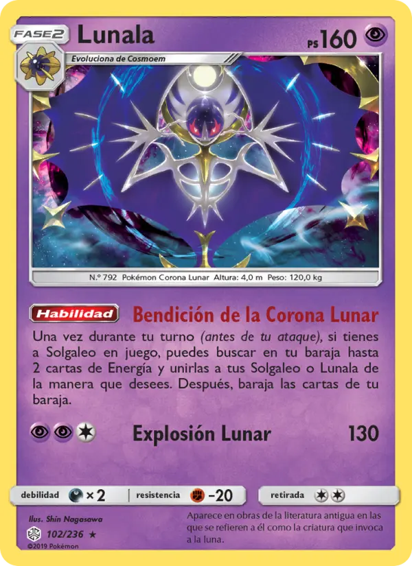 Lunala, Eclipse Cósmico No. 102