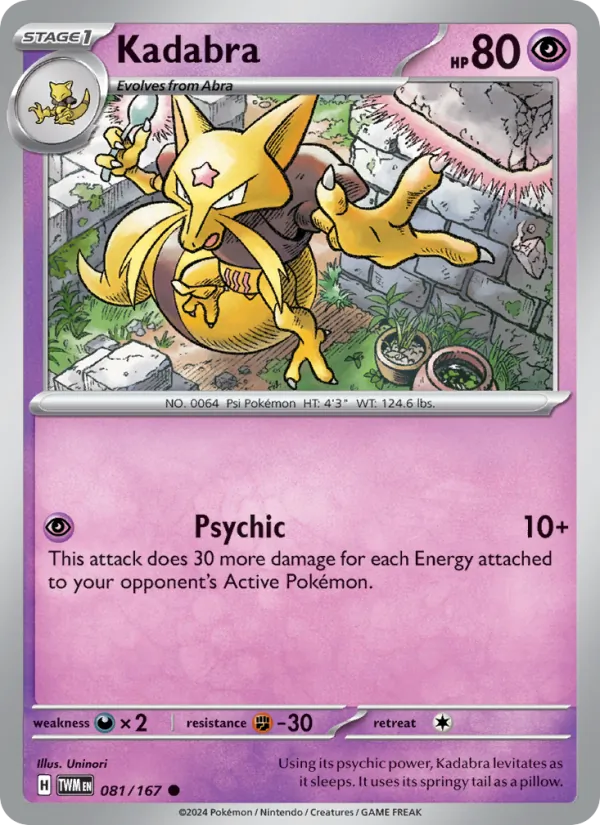 Kadabra, Twilight Masquerade No. 081