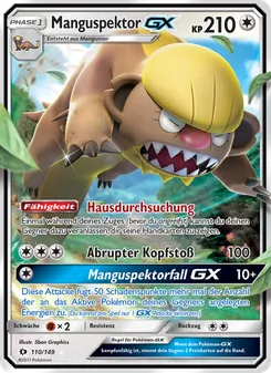 Manguspektor GX, Sonne & Mond No. 110 Normal